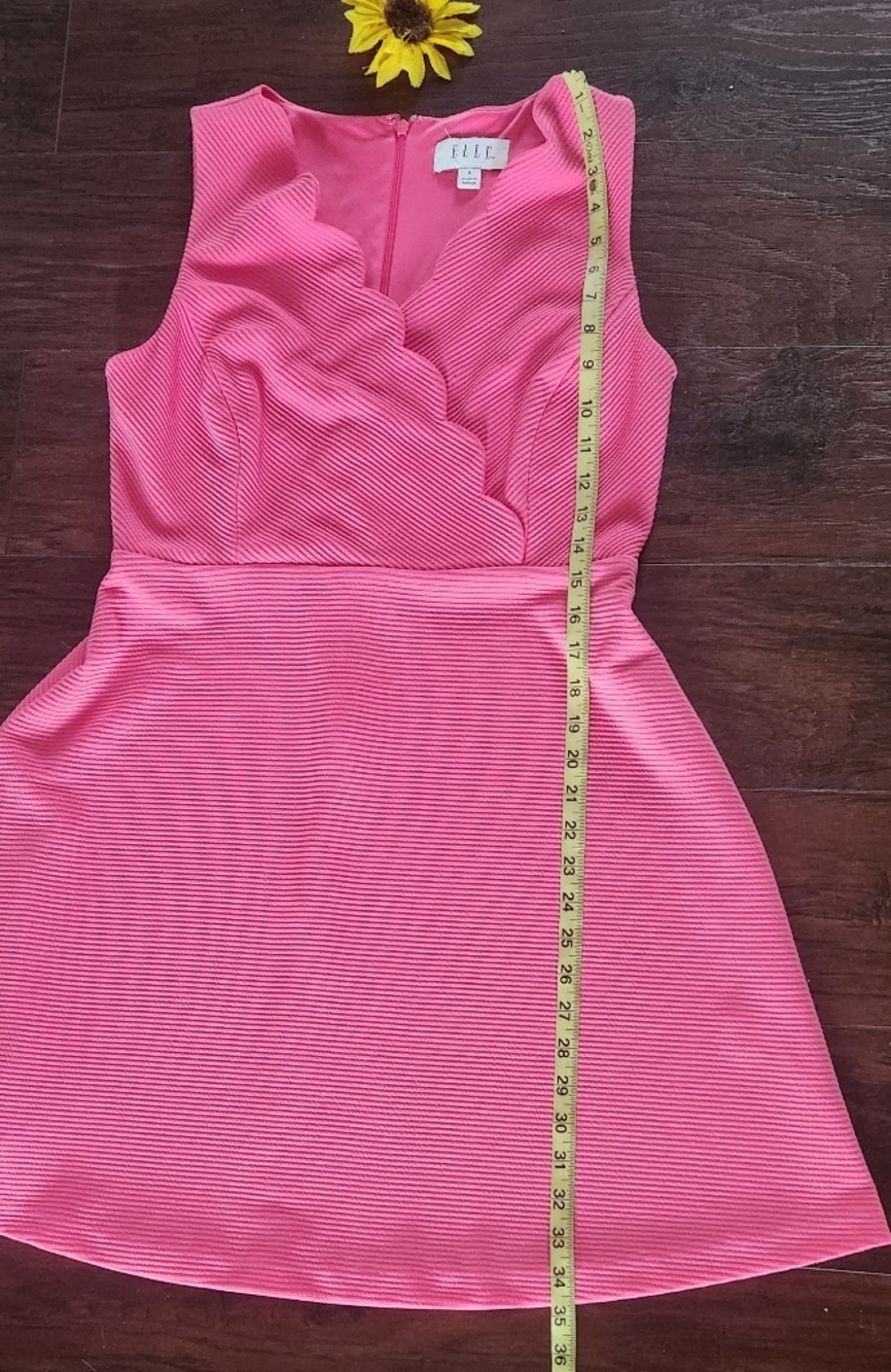 Elle Hot Pink Ribbed Dress 💖 - Picture 5 of 8